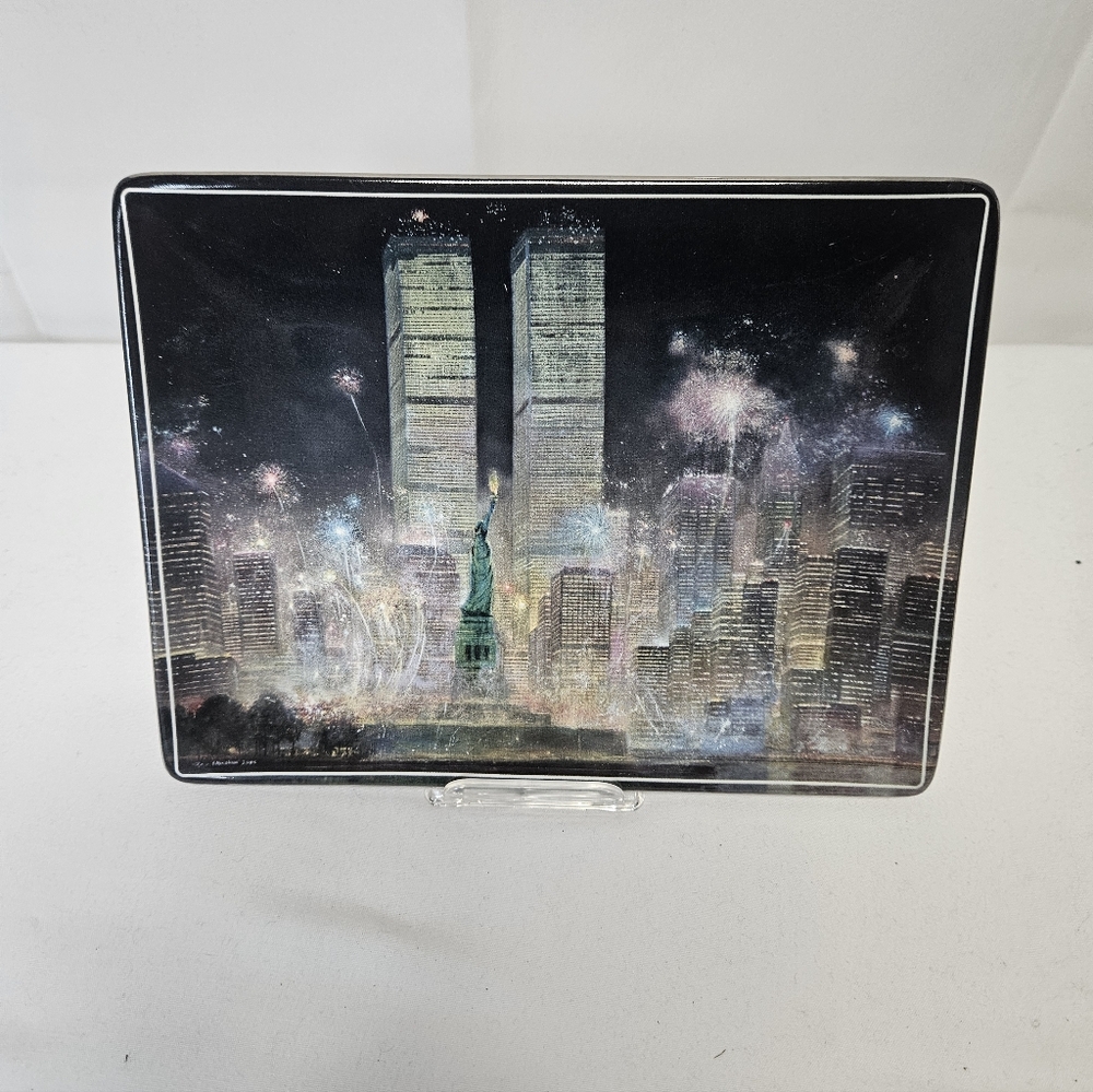 New York City Skyline "In Their Glory" Collector Plate